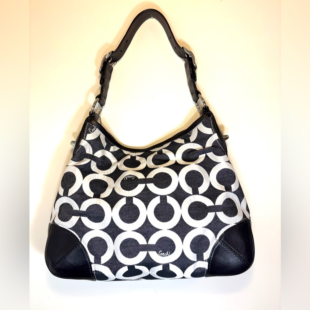 Y2K Coach Op Art Peyton 14512 Hobo Bag - Picture 2 of 14